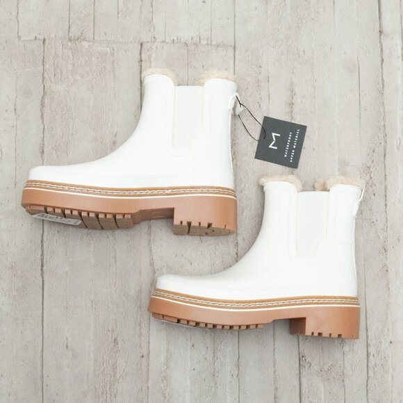 NWT Marc Fisher LTD Fargo Waterproof Faux Fur Trim Boots size 7 - Picture 2 of 10